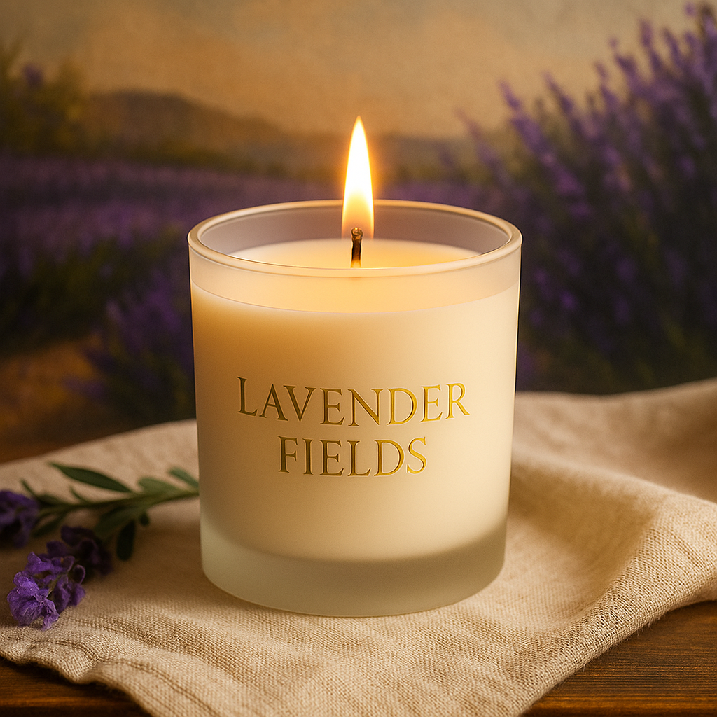 Lavender Fields | Handcrafted Scented Candle