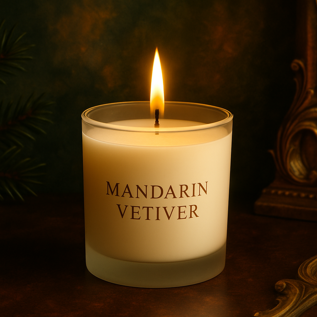 Mandarin Vetiver | Handcrafted Scented Candle