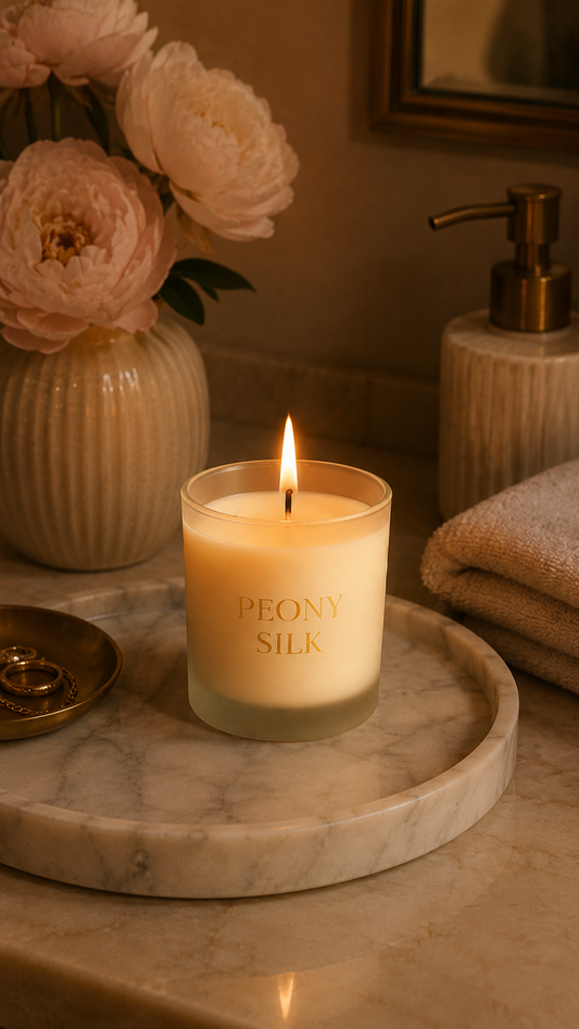 Peony Silk | Handcrafted Scented Candle