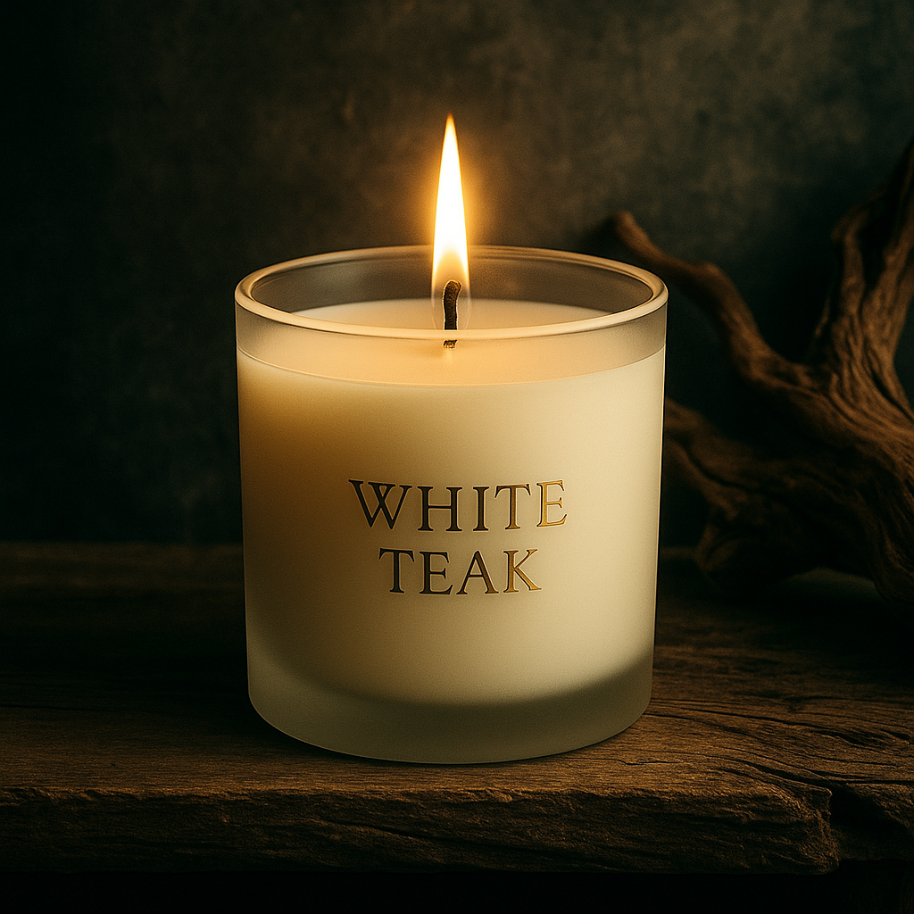 White Teak | Handcrafted Scented Candle